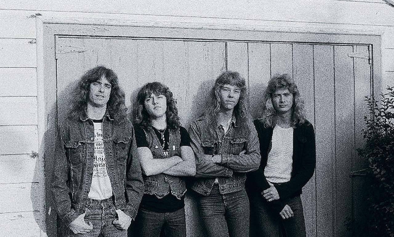Dave Mustaine en los primeros años de Megadeth